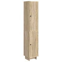 vidaXL Skåpset 2 pcs Sonoma-ek 34,5 x 33 x 90 cm Konstruerat trä