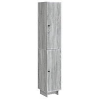 vidaXL Skåpset 2 pcs Grå Sonoma 34,5 x 33 x 90 cm Konstruerat trä