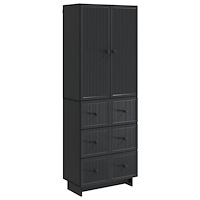 vidaXL Skåpset 2 pcs 66 x 34,5 x 90 cm Konstruerat trä