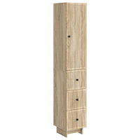 vidaXL Skåpset 2 pcs 33 x 34,5 x 90 cm Konstruerat trä