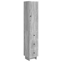 vidaXL Skåpset 2 pcs 33 x 34,5 x 90 cm Konstruerat trä
