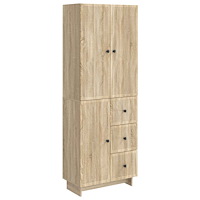 vidaXL Skåpset 2 pcs 66 x 34,5 x 90 cm Konstruerat trä