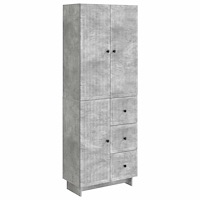 vidaXL Skåpset 2 pcs 66 x 34,5 x 90 cm Konstruerat trä