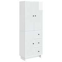 vidaXL Skåpset 2 pcs 66 x 34,5 x 90 cm Konstruerat trä