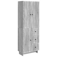 vidaXL Skåpset 2 pcs 66 x 34,5 x 90 cm Konstruerat trä