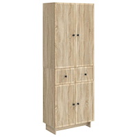 vidaXL Skåpset 2 pcs 66 x 34,5 x 90 cm Konstruerat trä