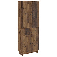 vidaXL Skåpset 2 pcs 66 x 34,5 x 90 cm Konstruerat trä