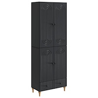 vidaXL Skåpset 2 pcs 66 x 34,5 x 95 cm Konstruerat trä