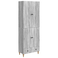 vidaXL Skåpset 2 pcs 66 x 34,5 x 95 cm Konstruerat trä