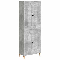 vidaXL Skåpset 2 pcs 66 x 34,5 x 90 cm Konstruerat trä