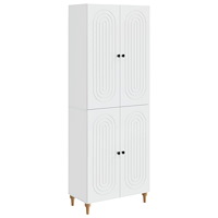 vidaXL Skåpset 2 pcs 66 x 34,5 x 90 cm Konstruerat trä