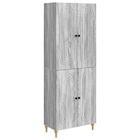 vidaXL Skåpset 2 pcs 66 x 34,5 x 90 cm Konstruerat trä