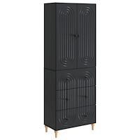 vidaXL Skåpset 2 pcs 66 x 34,5 x 90 cm Konstruerat trä