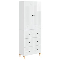 vidaXL Skåpset 2 pcs 66 x 34,5 x 90 cm Konstruerat trä