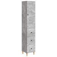 vidaXL Skåpset 2 pcs 33 x 34,5 x 90 cm Konstruerat trä