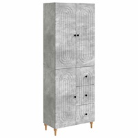 vidaXL Skåpset 2 pcs 66 x 34,5 x 90 cm Konstruerat trä