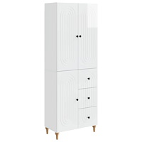 vidaXL Skåpset 2 pcs 66 x 34,5 x 90 cm Konstruerat trä