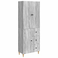 vidaXL Skåpset 2 pcs 66 x 34,5 x 90 cm Konstruerat trä