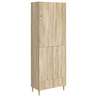 vidaXL Skåpset 2 pcs 66 x 34,5 x 95 cm Konstruerat trä