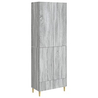 vidaXL Skåpset 2 pcs 66 x 34,5 x 95 cm Konstruerat trä