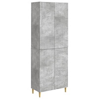 vidaXL Skåpset 2 pcs 66 x 34,5 x 90 cm Konstruerat trä
