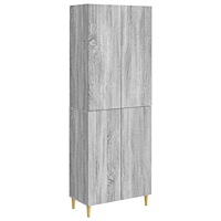 vidaXL Skåpset 2 pcs 66 x 34,5 x 90 cm Konstruerat trä