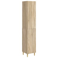 vidaXL Skåpset 2 pcs 33 x 34,5 x 90 cm Konstruerat trä