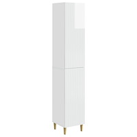 vidaXL Skåpset 2 pcs 33 x 34,5 x 90 cm Konstruerat trä