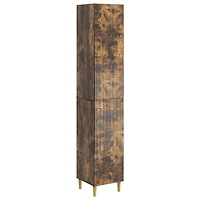 vidaXL Skåpset 2 pcs 33 x 34,5 x 90 cm Konstruerat trä