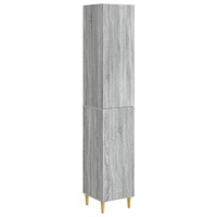 vidaXL Skåpset 2 pcs 33 x 34,5 x 90 cm Konstruerat trä