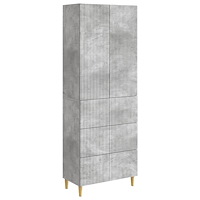vidaXL Skåpset 2 pcs 66 x 34,5 x 90 cm Konstruerat trä