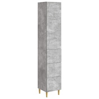 vidaXL Skåpset 2 pcs 33 x 34,5 x 90 cm Konstruerat trä