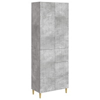 vidaXL Skåpset 2 pcs 66 x 34,5 x 90 cm Konstruerat trä