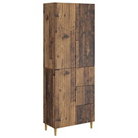 vidaXL Skåpset 2 pcs 66 x 34,5 x 90 cm Konstruerat trä