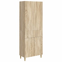 vidaXL Skåpset 2 pcs 66 x 34,5 x 90 cm Konstruerat trä
