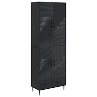 vidaXL Skåpset 2 pcs 66 x 34,5 x 95 cm Konstruerat trä