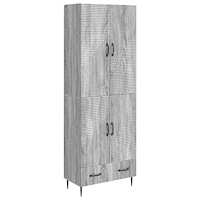 vidaXL Skåpset 2 pcs 66 x 34,5 x 95 cm Konstruerat trä