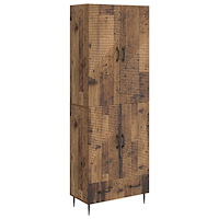 vidaXL Skåpset 2 pcs 66 x 34,5 x 95 cm Konstruerat trä