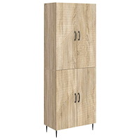 vidaXL Skåpset 2 pcs 66 x 34,5 x 89,5 cm Konstruerat trä