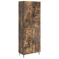 vidaXL Skåpset 2 pcs 66 x 34,5 x 89,5 cm Konstruerat trä