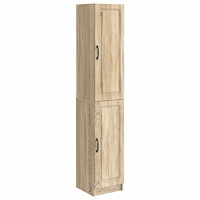 vidaXL Skåpset 2 pcs Sonoma-ek Konstruerat trä