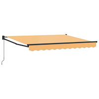 vidaXL Utdragbar markis Sand 3 x 2 m 100% Polyester och Aluminium