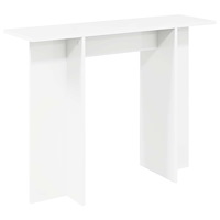 vidaXL Konsolbord Vit 100 x 30 x 75 cm Konstruerat trä