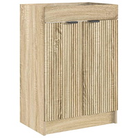 vidaXL Badrumsskåp under handfat Sonoma-ek 78,5 x 37,5 x 81 cm
