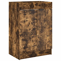 vidaXL Badrumsskåp under handfat Rökt ek 78,5 x 37,5 x 81 cm