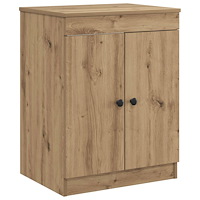 vidaXL Badrumsskåp Artisan-ek 54 x 41 x 70 cm Konstruerat trä