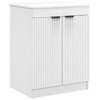 vidaXL Badrumsskåp Vit 54 x 41 x 70 cm Konstruerat trä