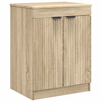 vidaXL Badrumsskåp Sonoma-ek 54 x 41 x 70 cm Konstruerat trä