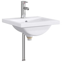 vidaXL Tvättställ för badrum Krom 42 x 40 x 16,5 cm Metall