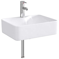 vidaXL Tvättställ för badrum Krom 48,5 x 37,5 x 13 cm Metall